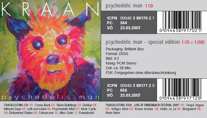Psychedelic man (flyer)