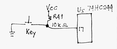 Diagram for the yes-key on Power-100